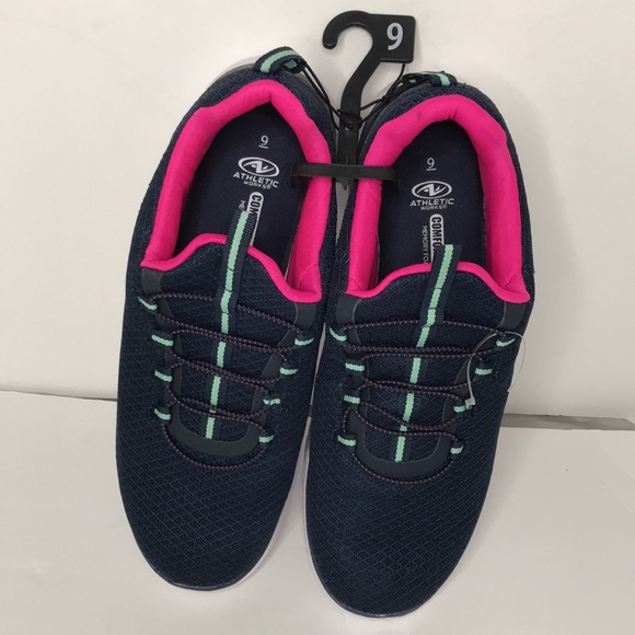 NWOT Athletic Works Women's Bungee Slip-On Sneakers - Picture 6 of 7